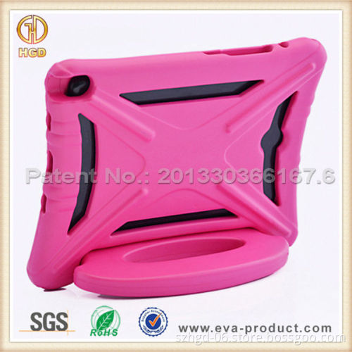 childproof eva foam case for ipad, for samsung tablet case whth stand handle